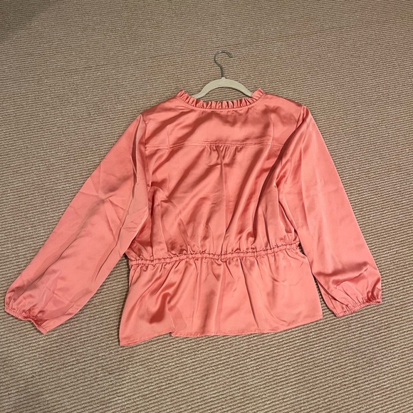 J. Crew Peach Button-Down Blouse - Picture 12 of 13